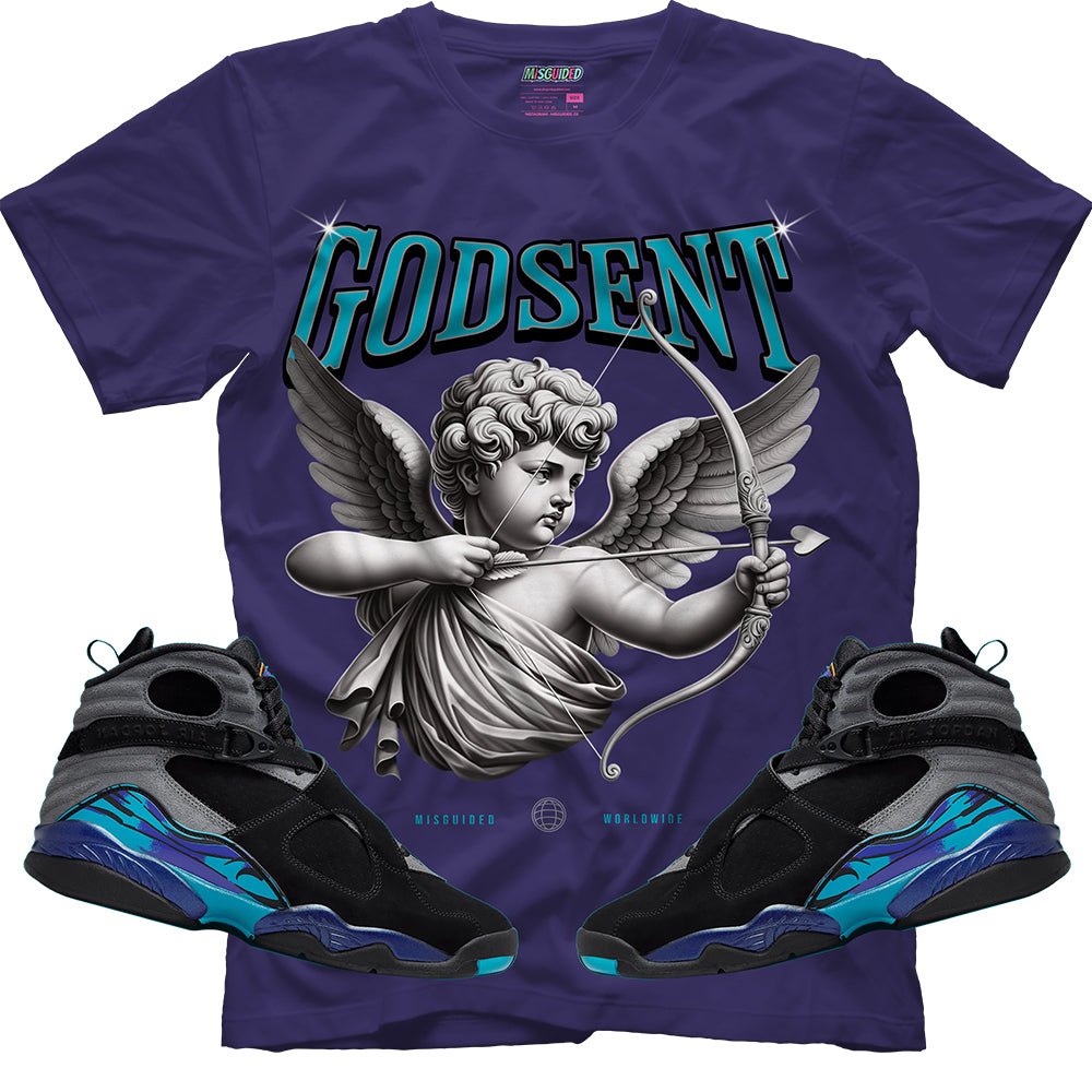 GodSent (Air Jordan 8 Aqua) T-Shirt - Lucid Soles