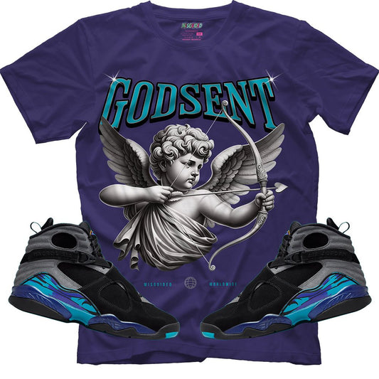 GodSent (Air Jordan 8 Aqua) T-Shirt - Lucid Soles