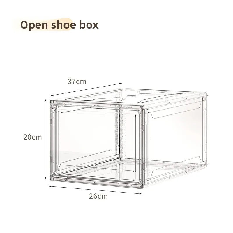 Clear Acrylic Display Box With Magnetic Door - Lucid Soles