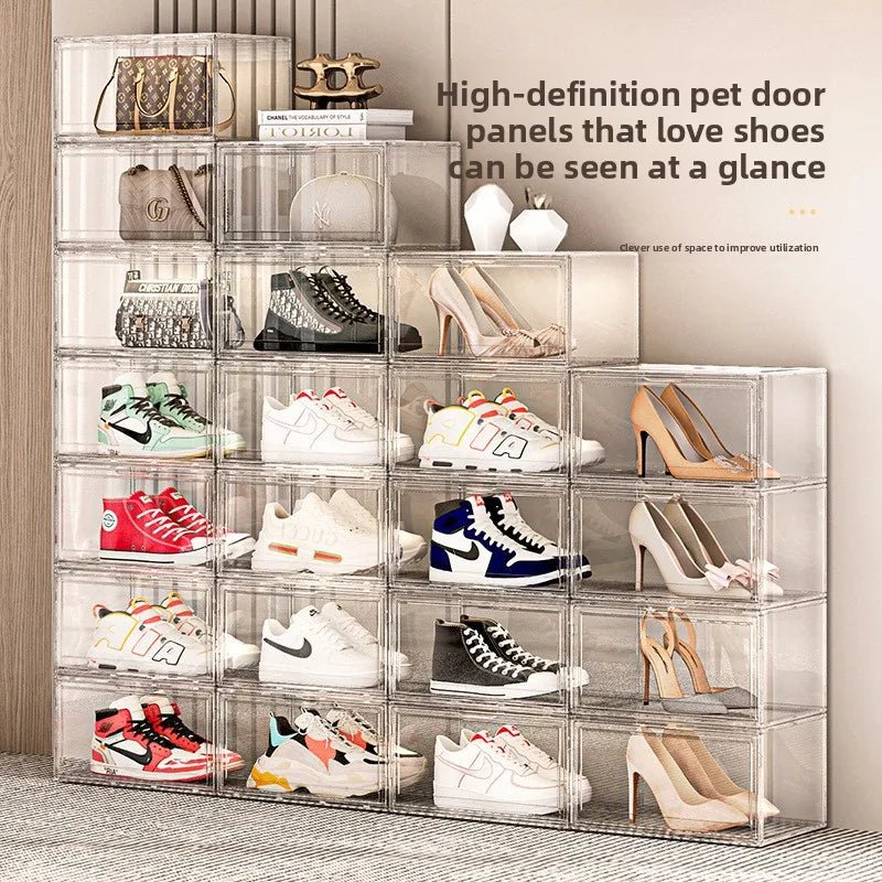 Clear Acrylic Display Box With Magnetic Door - Lucid Soles