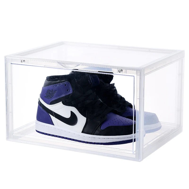 Clear Magnetic Plastic Shoe Boxes - Lucid Soles