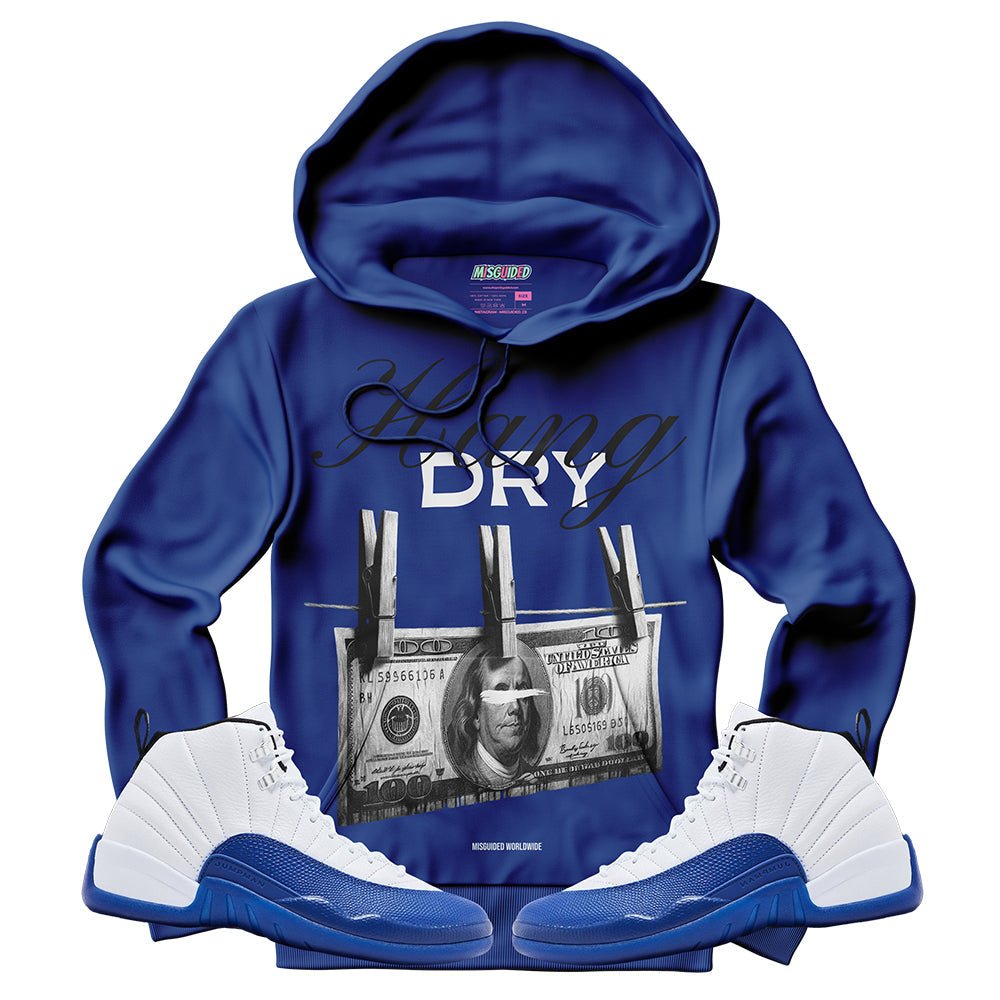 Hang Dry (Air Jordan 12 Blueberry) Hoodie - Lucid Soles