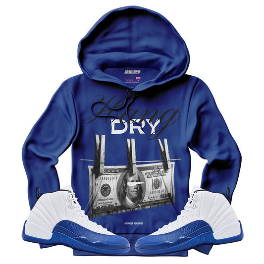 Hang Dry (Air Jordan 12 Blueberry) Hoodie - Lucid Soles