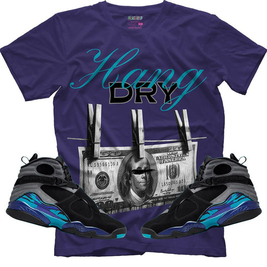 Hang Dry (Air Jordan 8 Aqua) T-Shirt - Lucid Soles