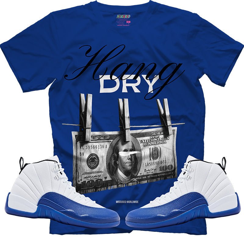 Hang Dry (Air Jordan 12 Blueberry) T-Shirt - Lucid Soles