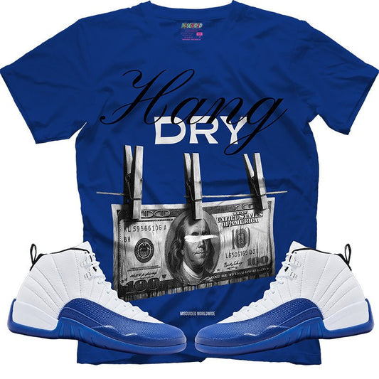 Hang Dry (Air Jordan 12 Blueberry) T-Shirt - Lucid Soles