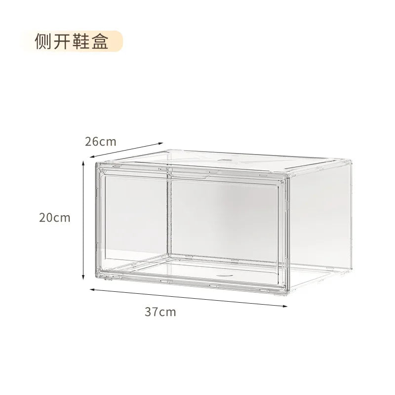Clear Acrylic Display Box With Magnetic Door - Lucid Soles
