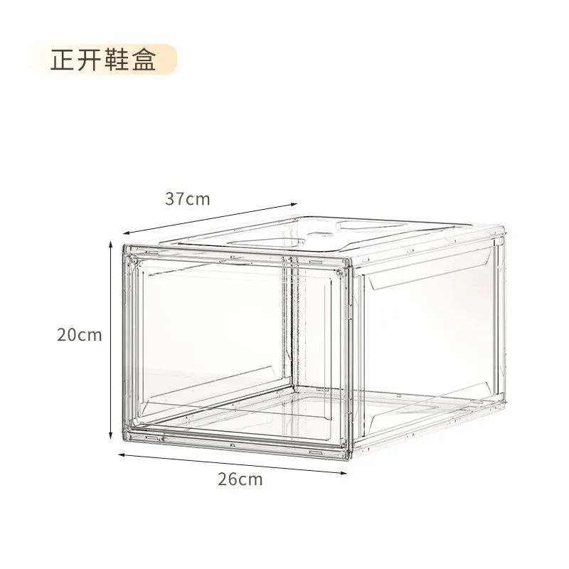 Clear Acrylic Display Box With Magnetic Door - Lucid Soles