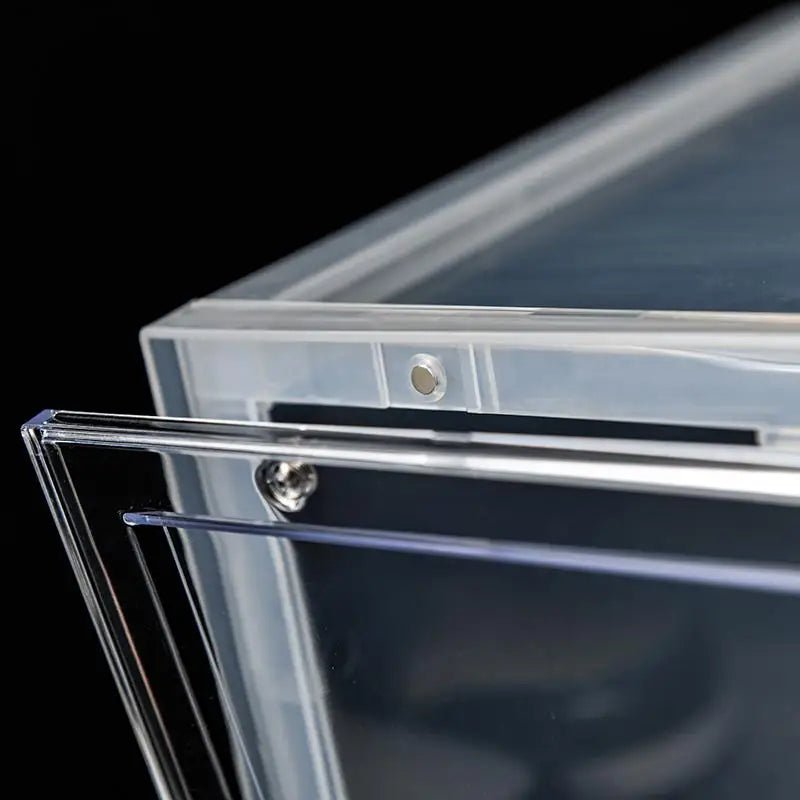 Clear Magnetic Plastic Shoe Boxes - Lucid Soles