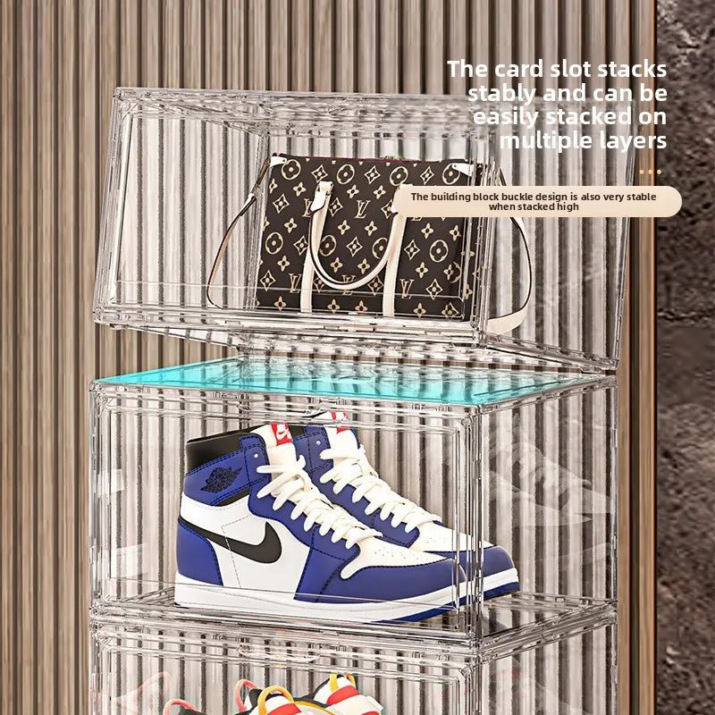 Clear Acrylic Display Box With Magnetic Door - Lucid Soles