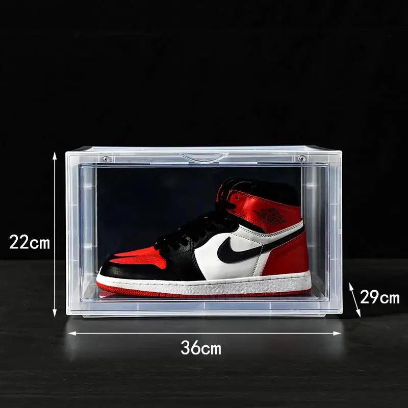 Clear Magnetic Plastic Shoe Boxes - Lucid Soles