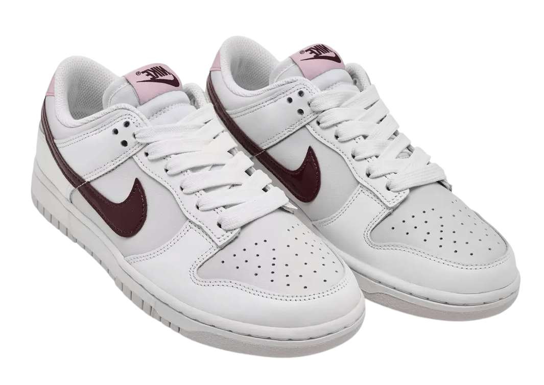 NIKE DUNK LOW "WHITE PLUM CHALK PINK" (WOMEN) - Lucid Soles