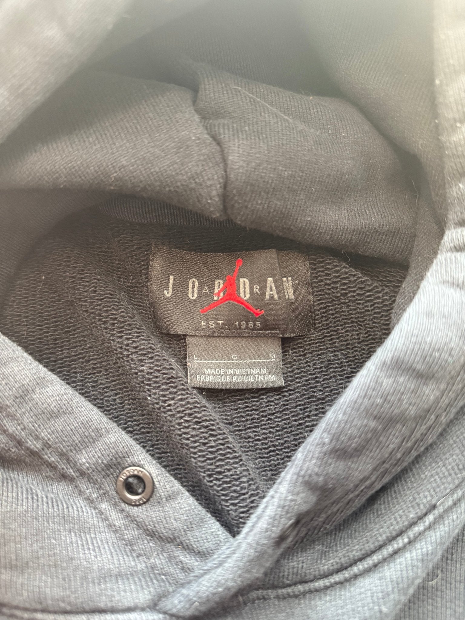 Air Jordan x Travis Scott x Fragment Hoodie Black (Used) - Lucid Soles