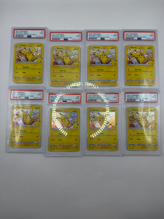 2021 Pokémon McDonald's Collection Pikachu Holo 25/25 PSA 9 MINT