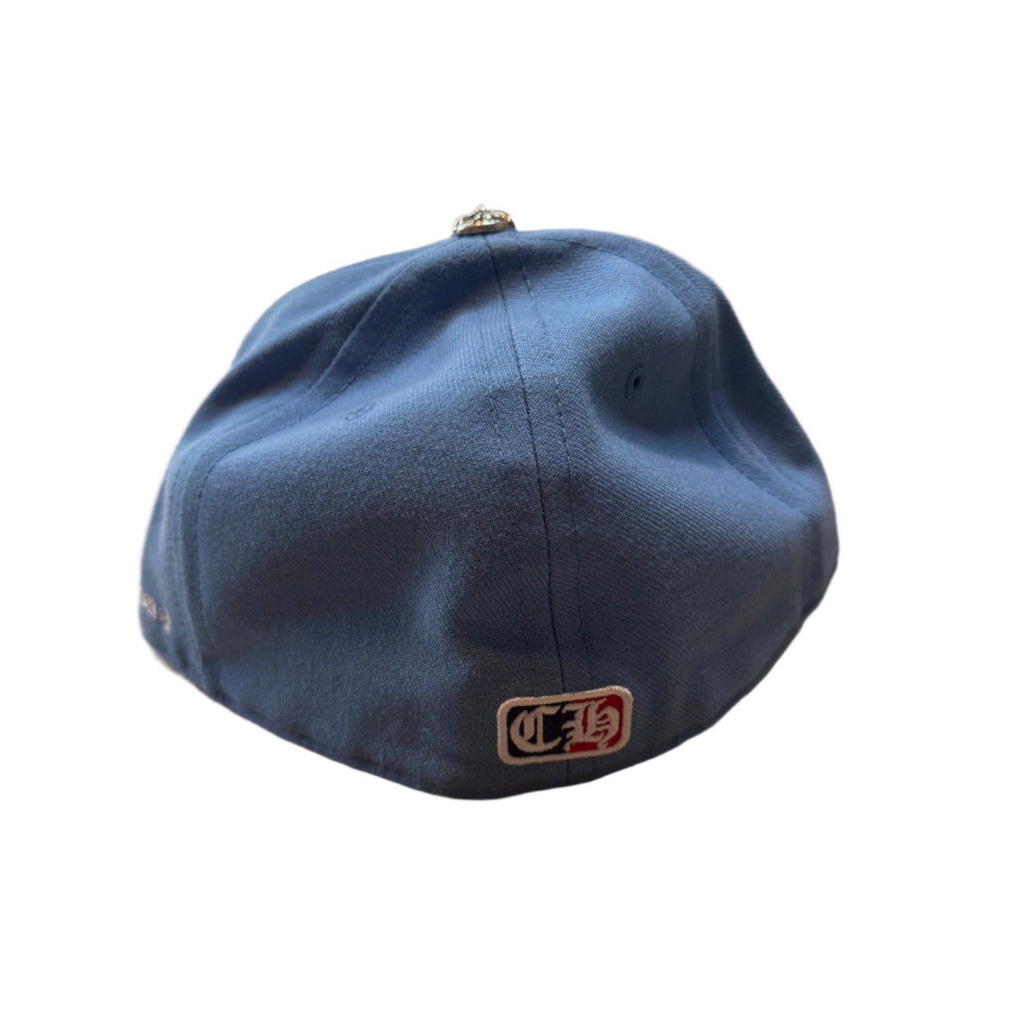 Chrome Hearts Baseball Fitted Hat Blue Viny Heart - Size 7 1/4 - Lucid Soles