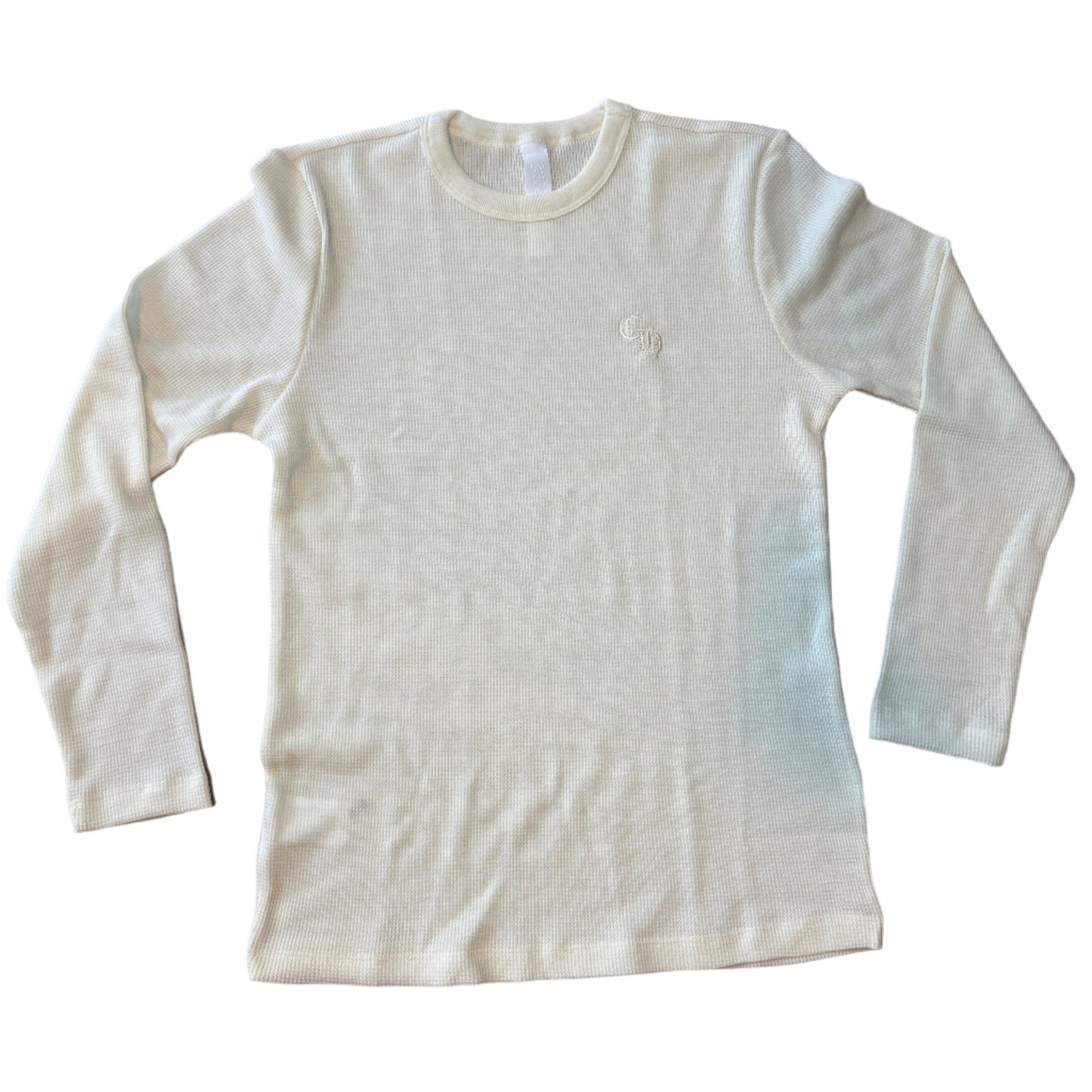 Chrome Hearts Wool Embroidered L/S Thermal Crewneck White - Lucid Soles