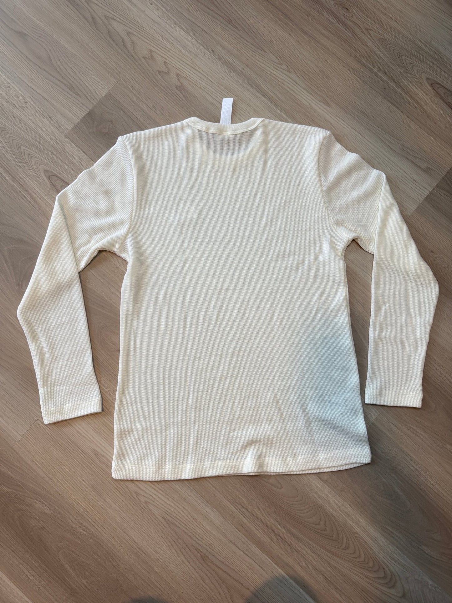 Chrome Hearts Wool Embroidered L/S Thermal Crewneck White - Lucid Soles