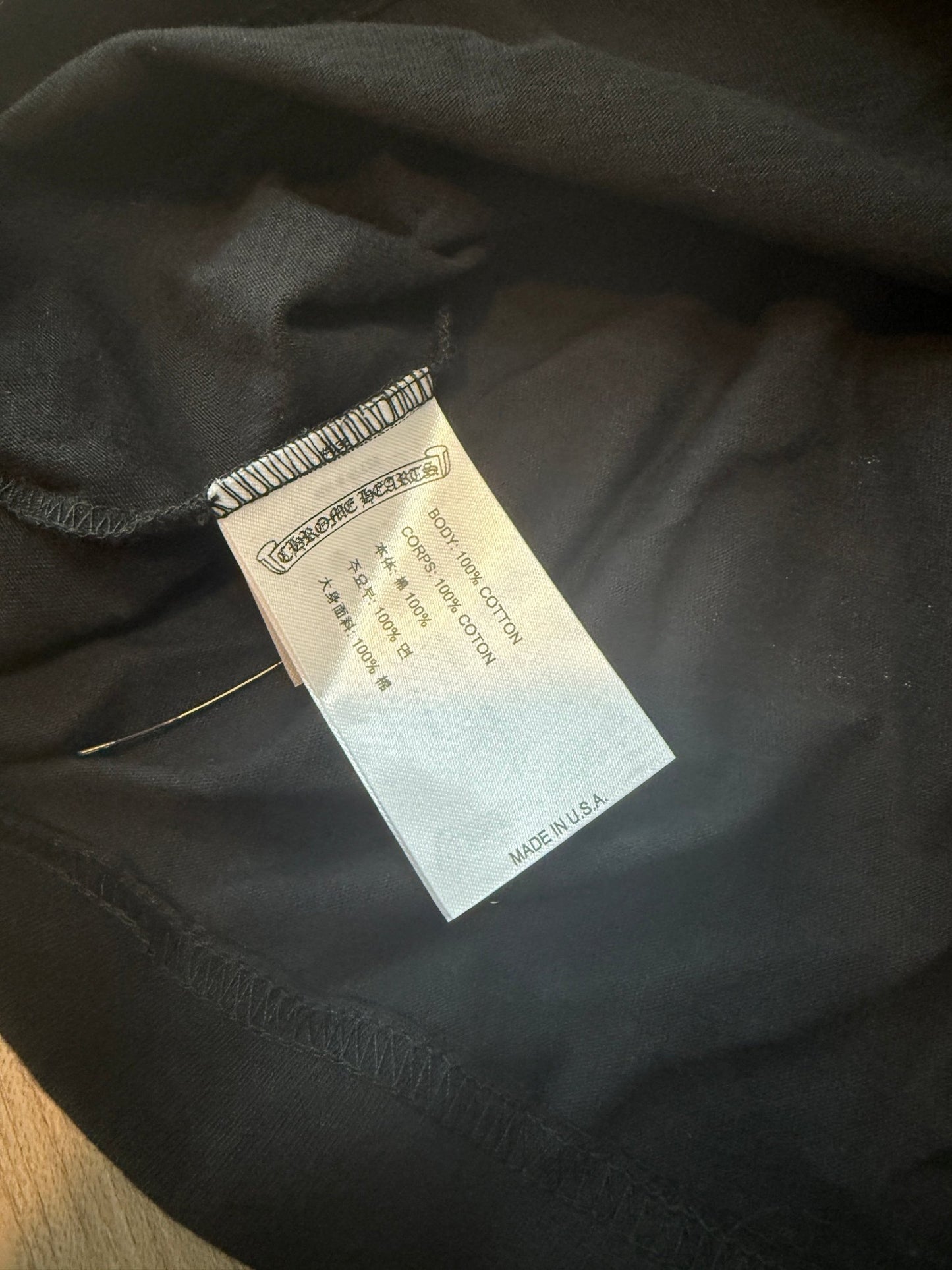 Chrome Hearts Las Vegas Exclusive Pocket T-Shirt Black - Lucid Soles