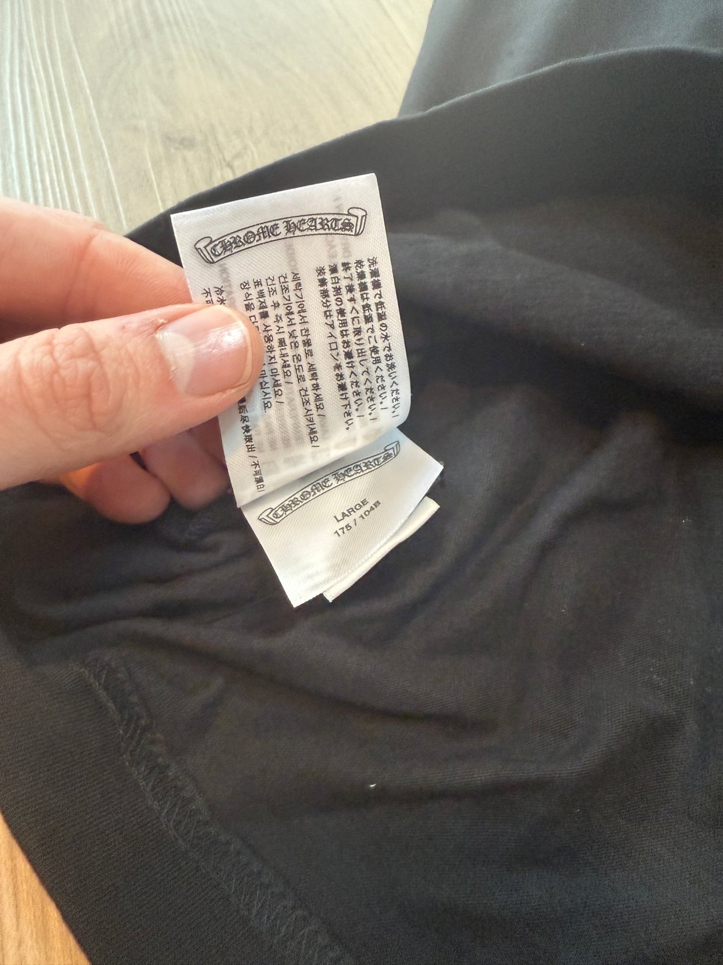 Chrome Hearts Las Vegas Exclusive Pocket T-Shirt Black - Lucid Soles