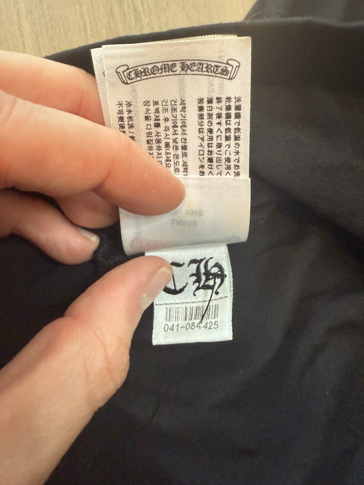 Chrome Hearts Las Vegas Exclusive Pocket T-Shirt Black - Lucid Soles