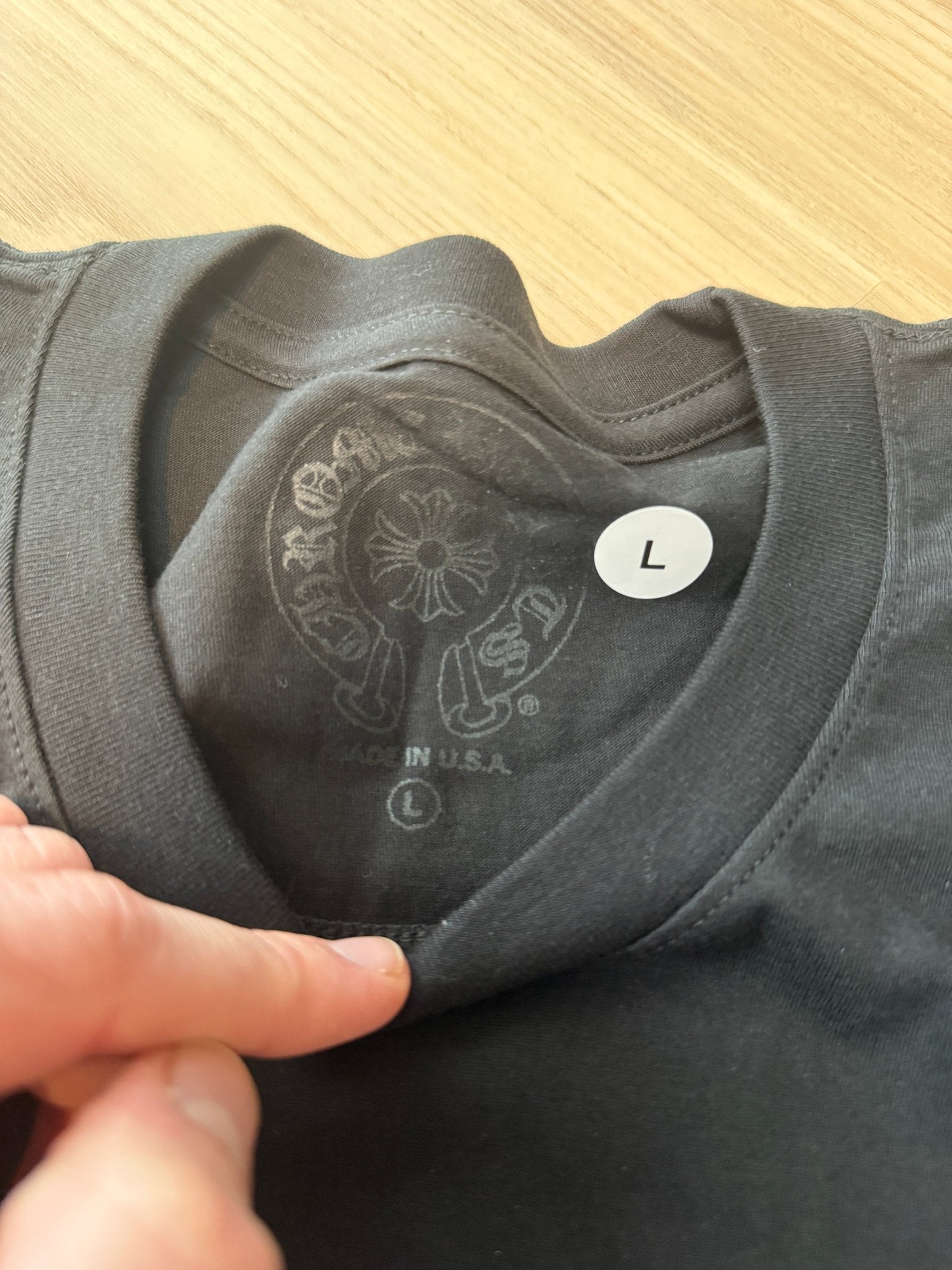 Chrome Hearts Las Vegas Exclusive Pocket T-Shirt Black - Lucid Soles