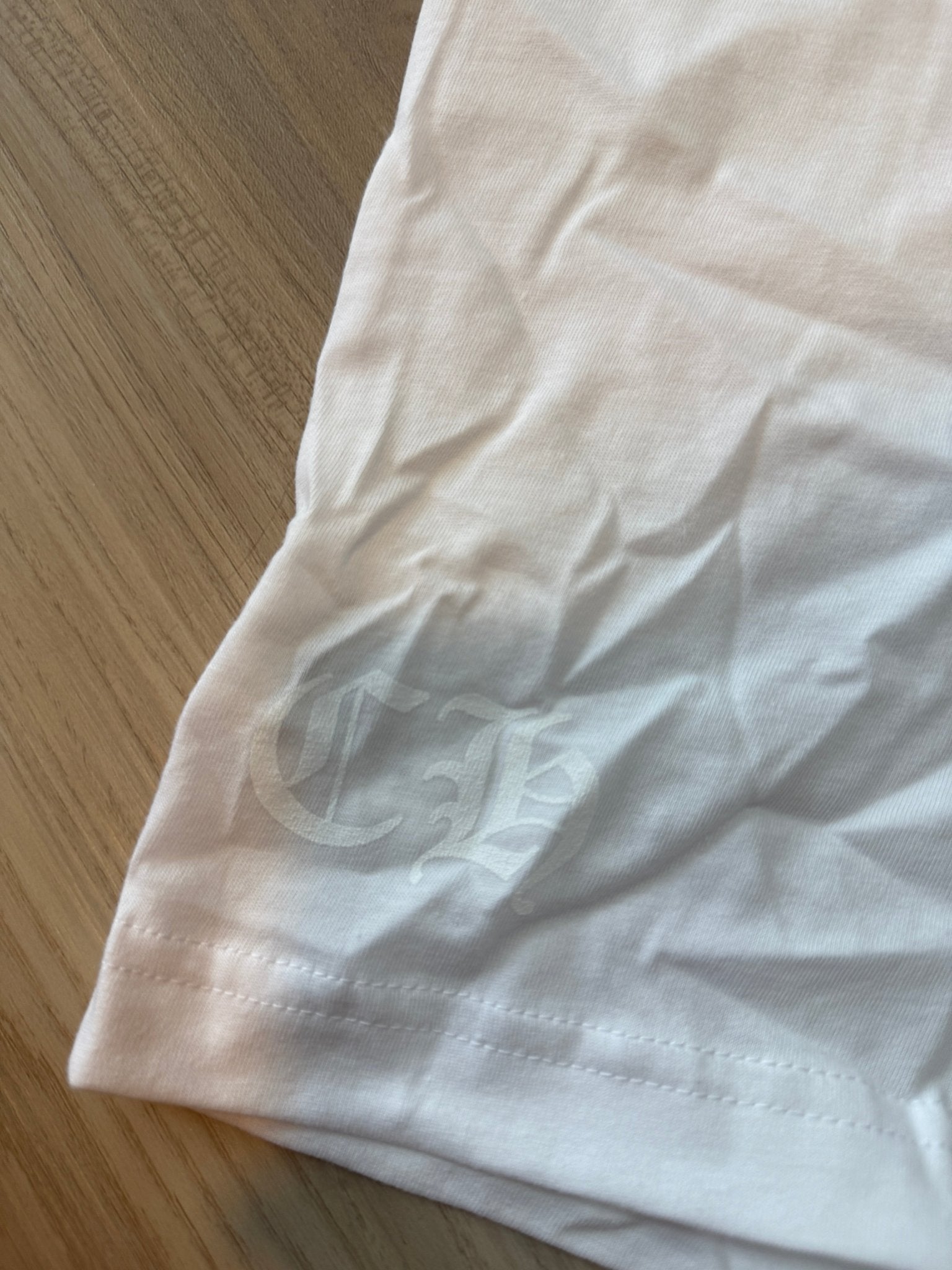 Chrome Hearts 'Love You' Neck Logo T-Shirt White - Lucid Soles