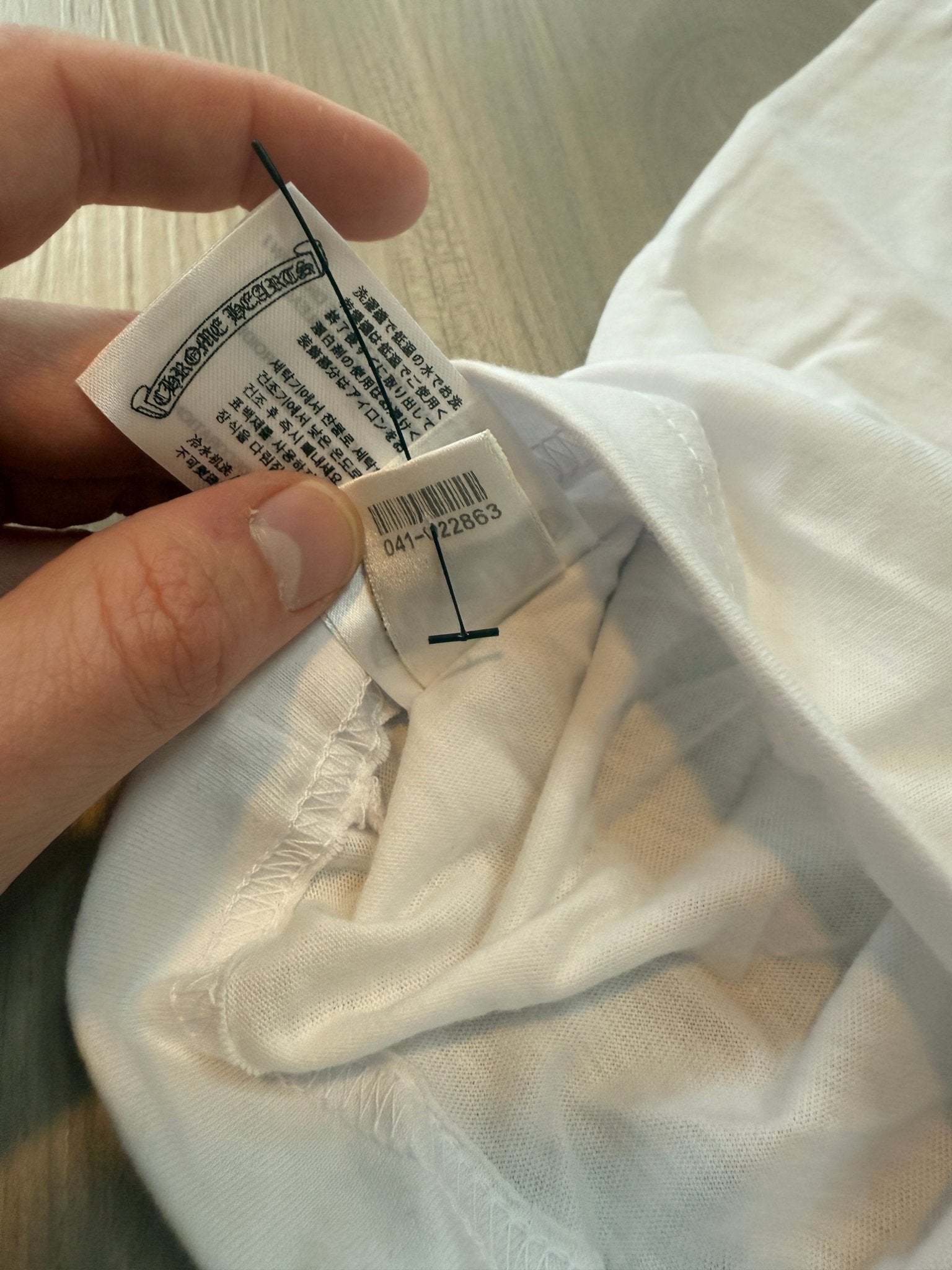 Chrome Hearts 'Love You' Neck Logo T-Shirt White - Lucid Soles