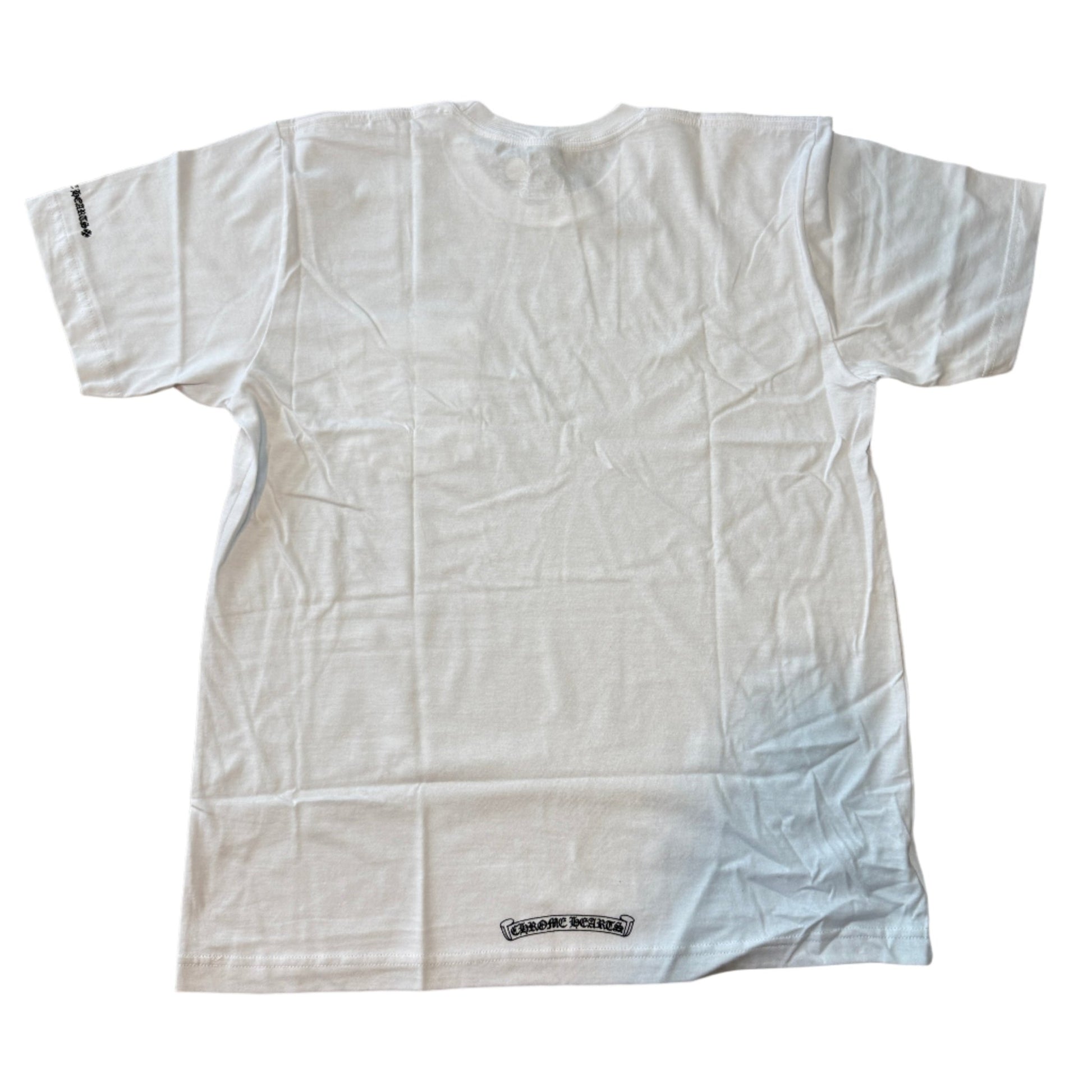 Chrome Hearts 'Love You' Neck Logo T-Shirt White - Lucid Soles