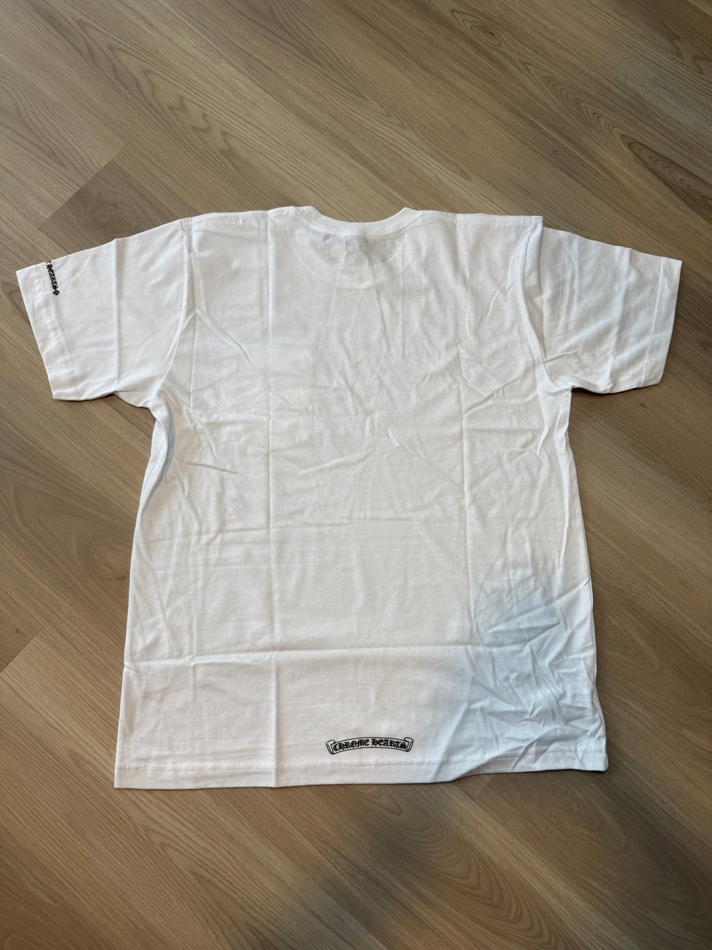 Chrome Hearts 'Love You' Neck Logo T-Shirt White - Lucid Soles