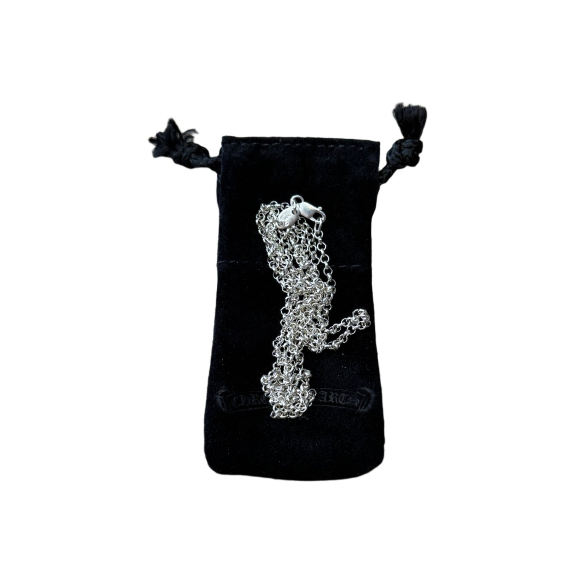 Chrome Hearts Roll Chain Silver Necklace - Lucid Soles