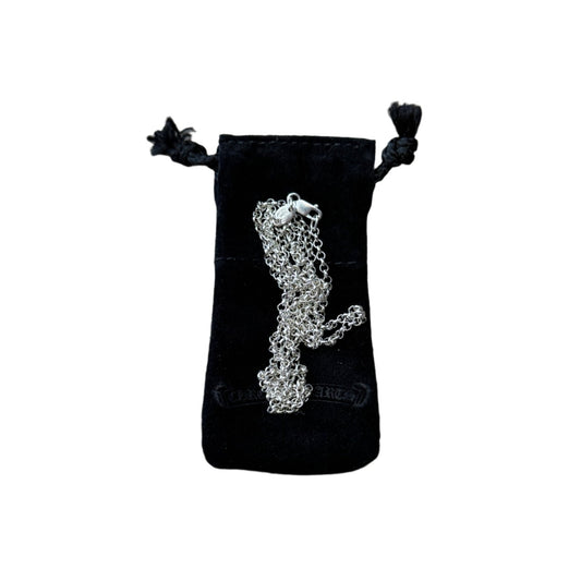 Chrome Hearts Roll Chain Silver Necklace - Lucid Soles