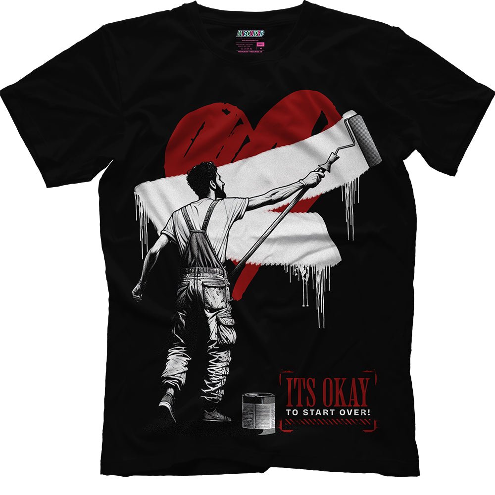 It's Okay To Start Over (Air Jordan 11 Low Bred) T-Shirt - Lucid Soles