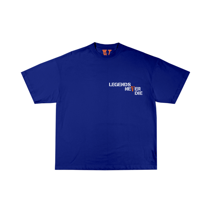 Juice Wrld x Vlone 999 Tee Blue - Lucid Soles