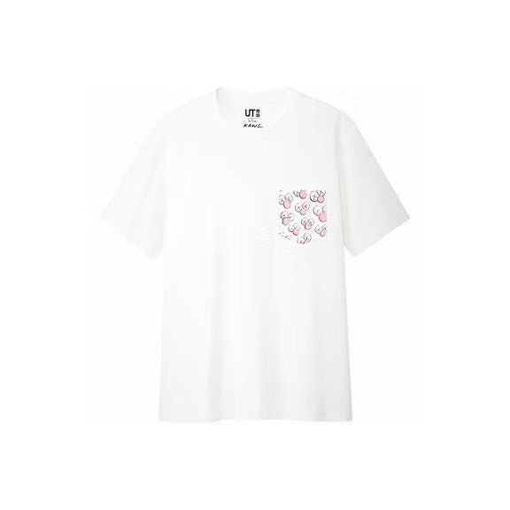 Kaws x Uniqlo BFF Pocket Tee White - Lucid Soles