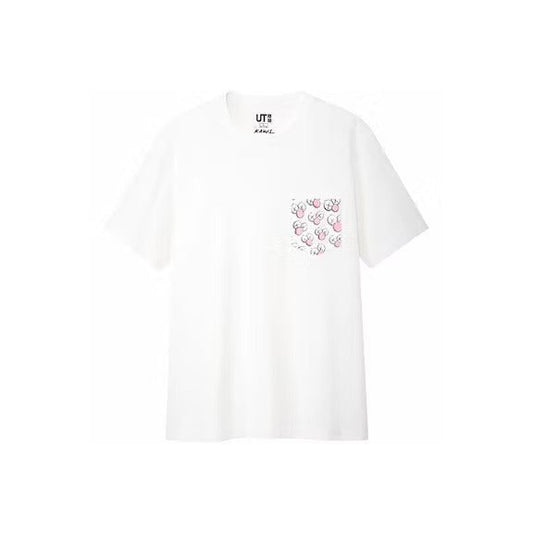 Kaws x Uniqlo BFF Pocket Tee White - Lucid Soles