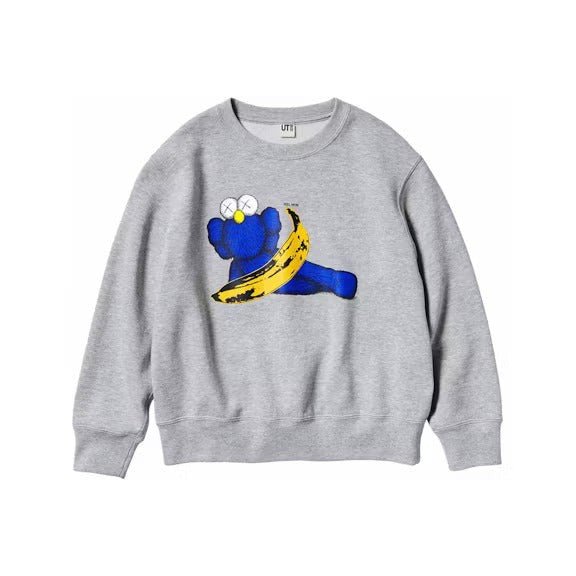 KAWS x Uniqlo Warhol Graphic 472951 Sweatshirt Gray - Lucid Soles