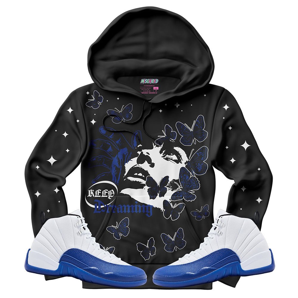 Keep Dreaming (Air Jordan 12 Blueberry) Hoodie - Lucid Soles