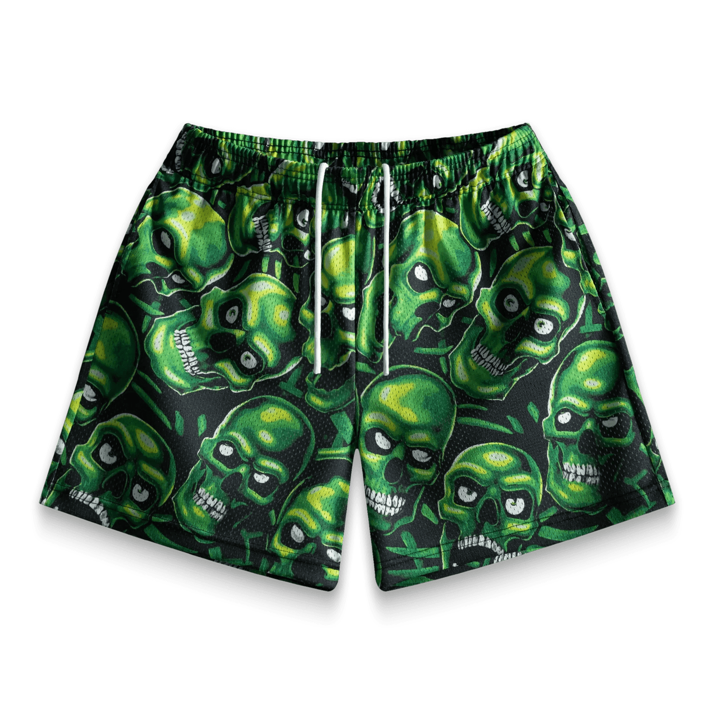 Bravest Studios Skull Shorts (Green) - Lucid Soles