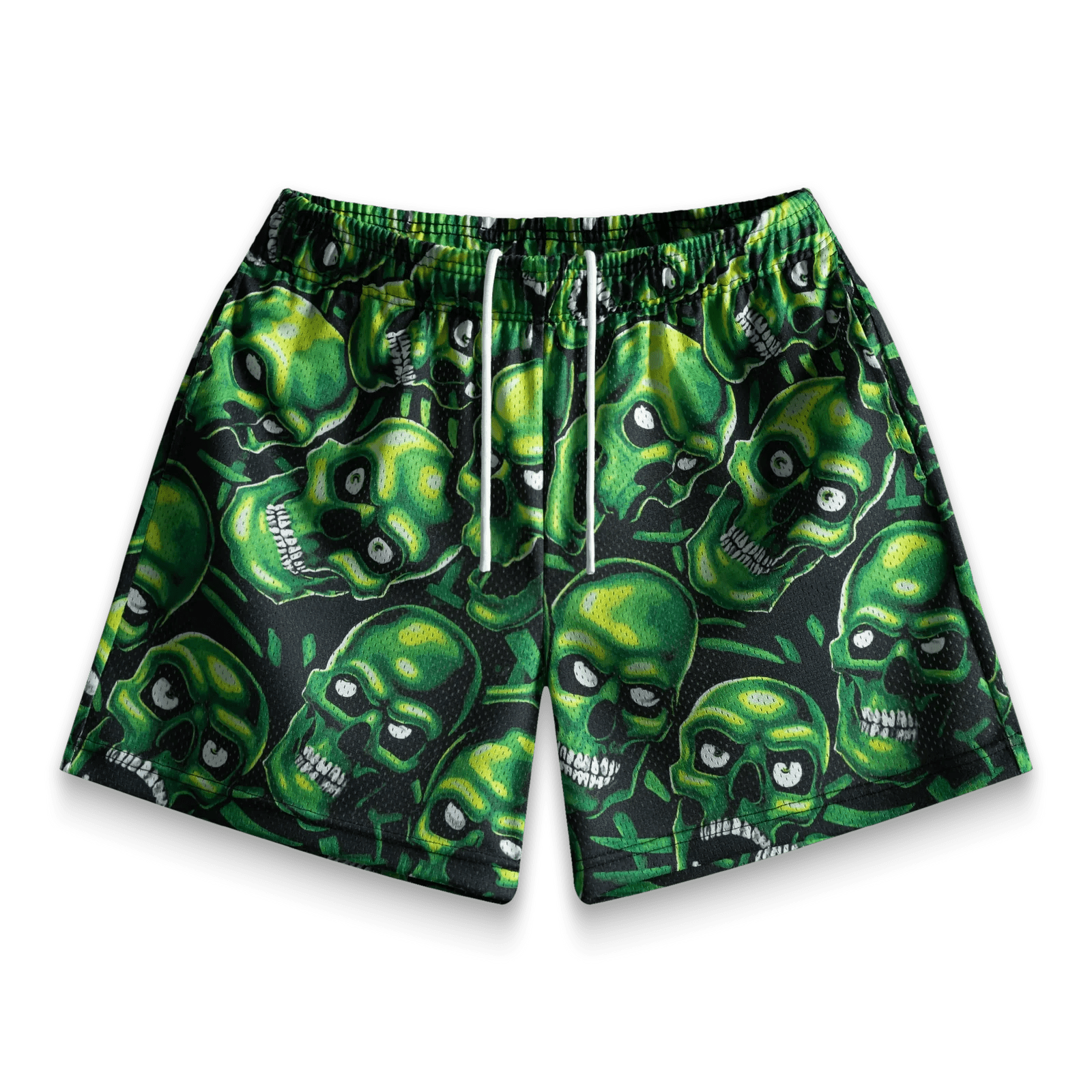 Bravest Studios Skull Shorts (Green) - Lucid Soles