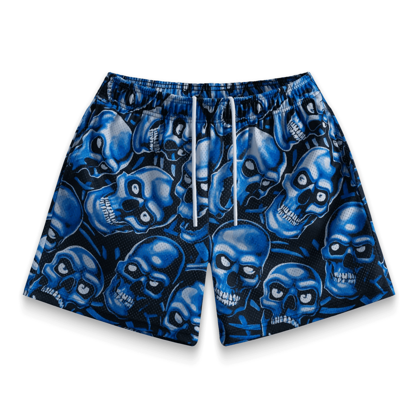 Bravest Studios Blue Skully Shorts - Lucid Soles