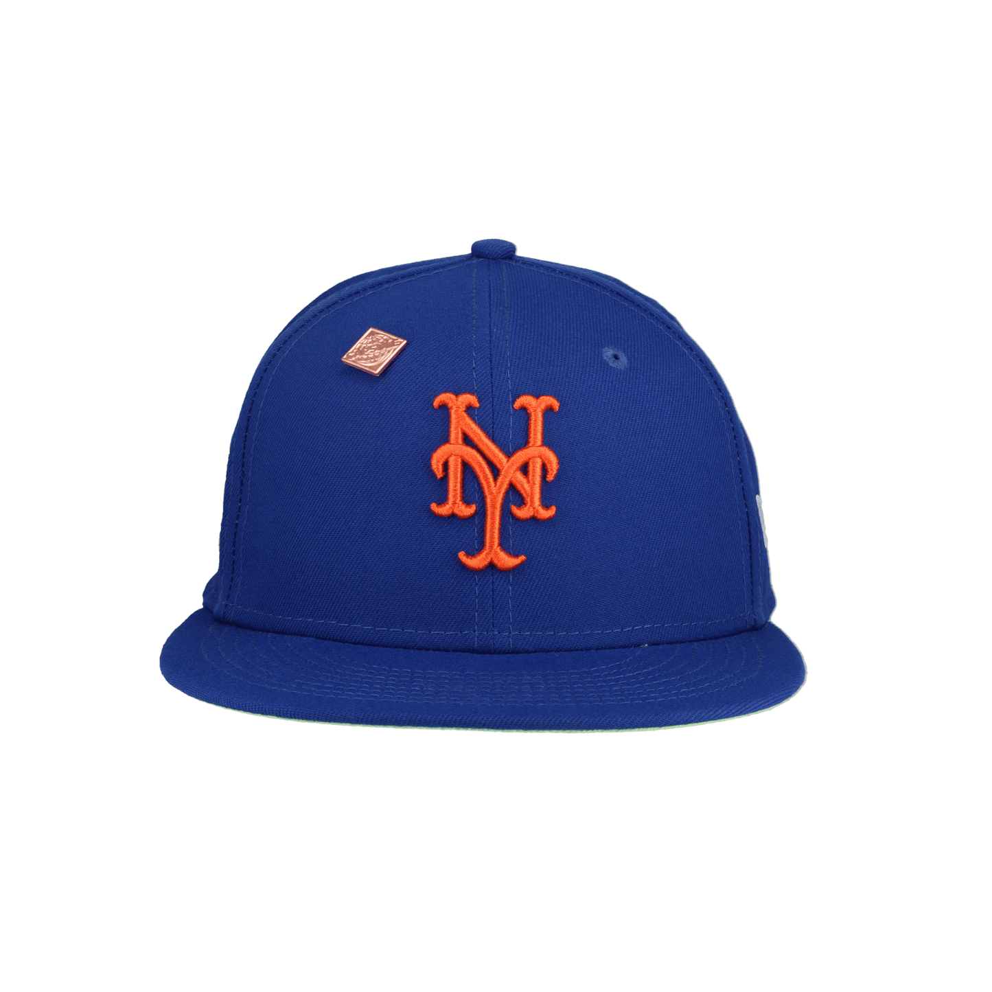 New York Mets Citrus Pop 1986 World Series Patch Fitted Hat - Lucid Soles