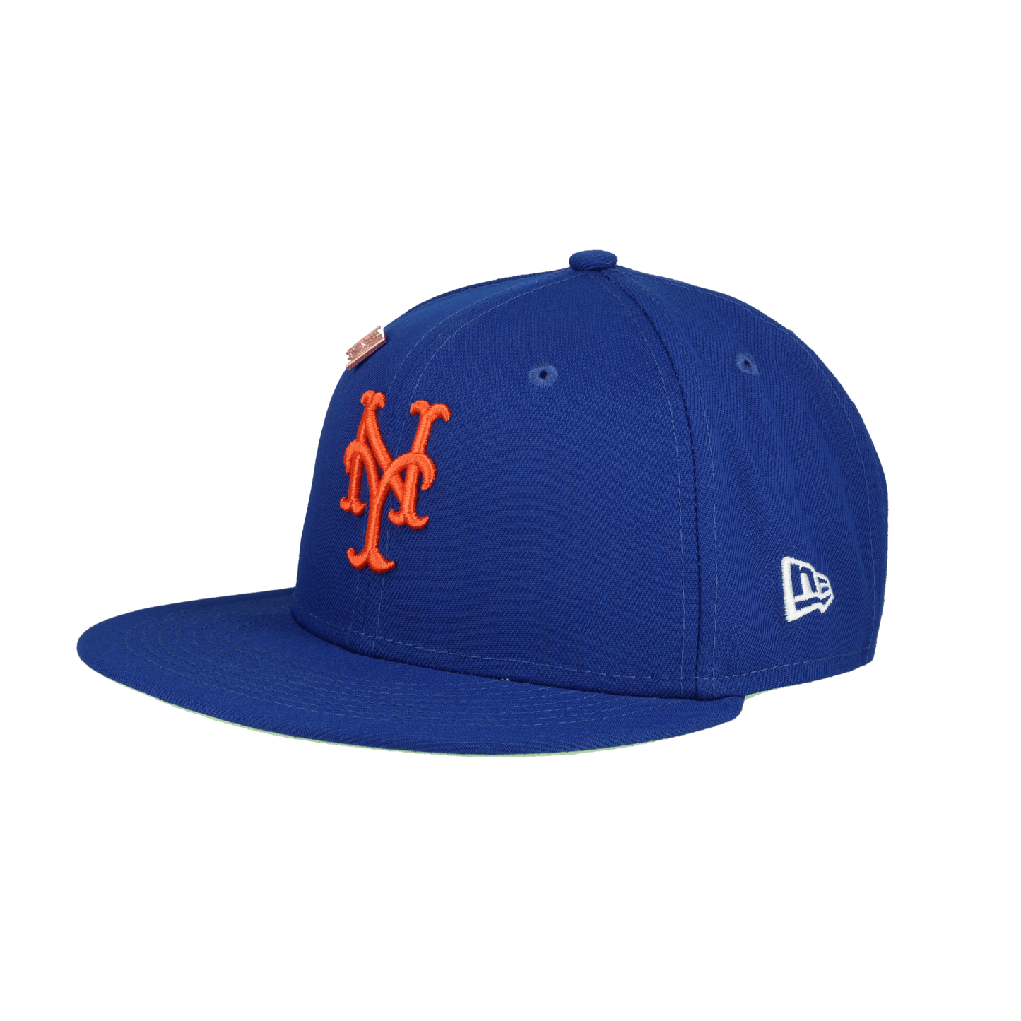 New York Mets Citrus Pop 1986 World Series Patch Fitted Hat - Lucid Soles