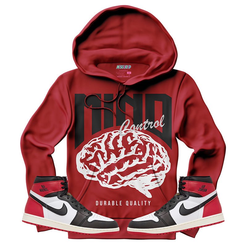 Mind Control (Air Jordan 1 High OG Black Toe Reimagined) Hoodie - Lucid Soles