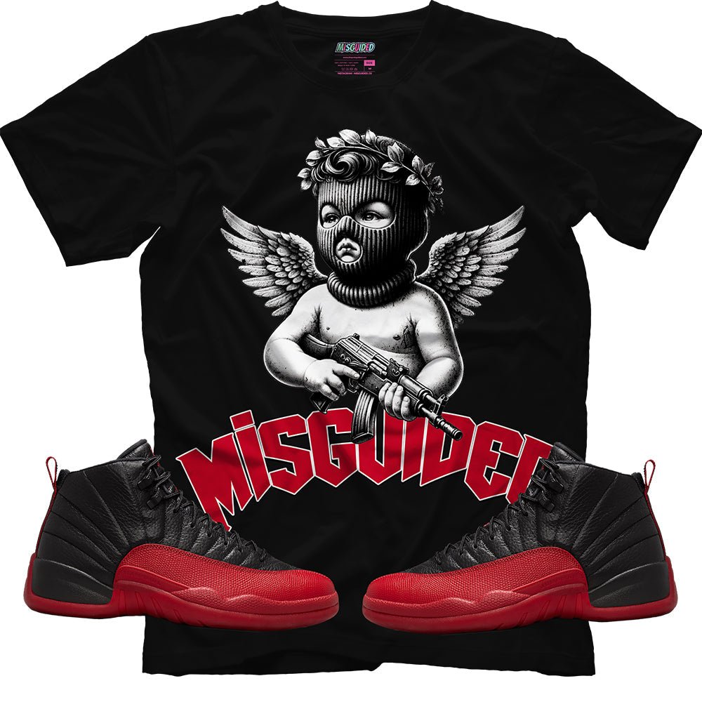Misguided Angel (Air Jordan 12 Flu Game) T-Shirt - Lucid Soles