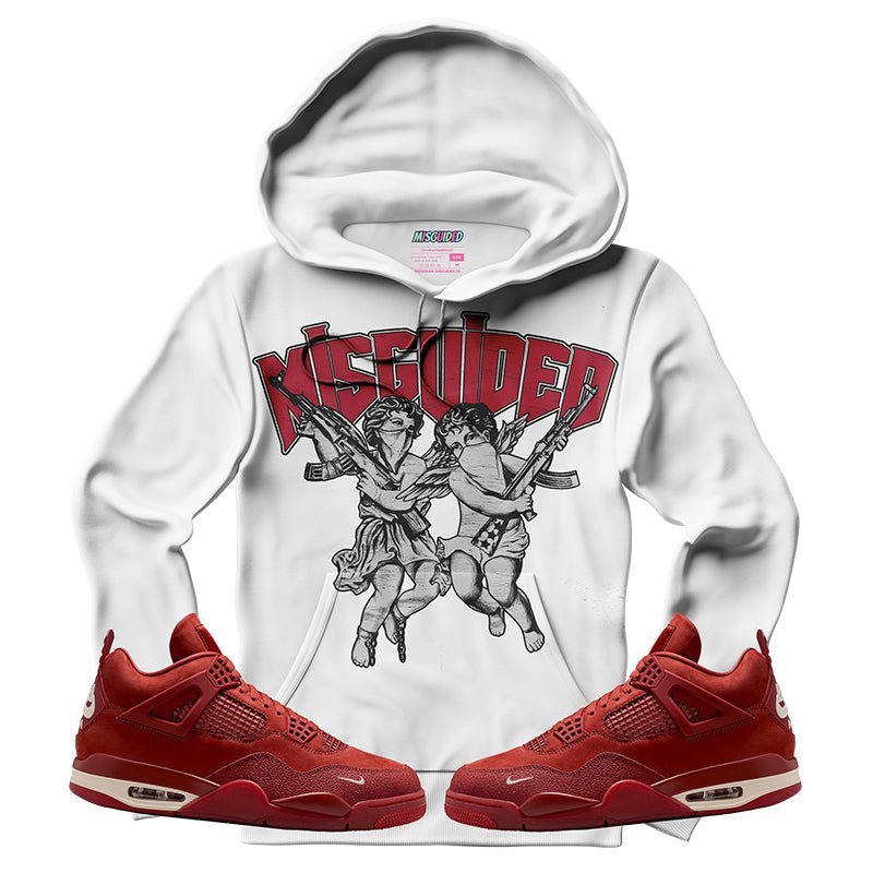 Misguided Angels (Air Jordan 4 Brick By Brick) Hoodie - Lucid Soles