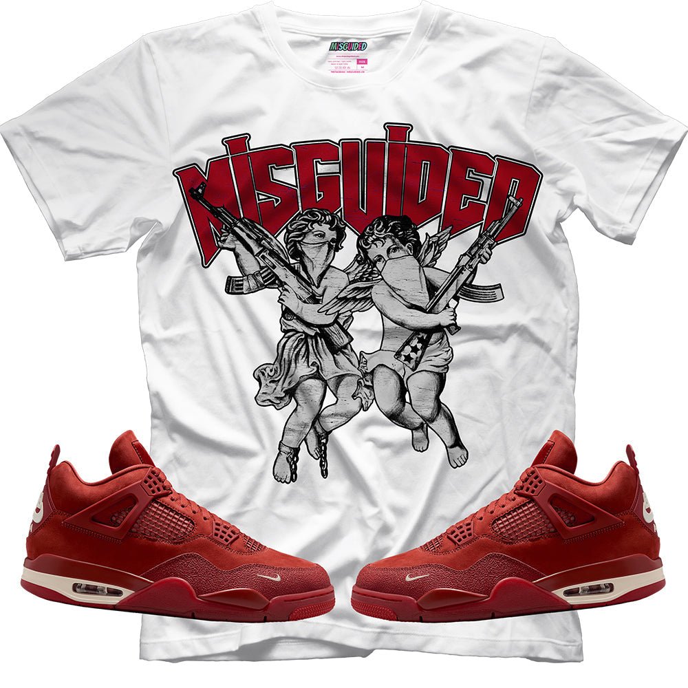 Misguided Angels (Air Jordan 4 Brick By Brick) T-Shirt - Lucid Soles