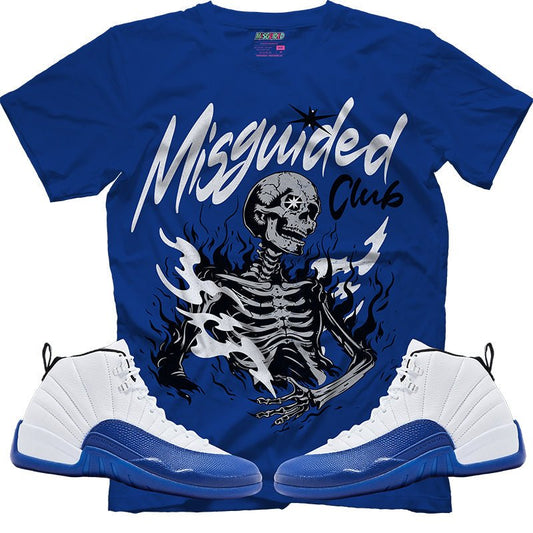 Misguided Club (Air Jordan 12 Blueberry) T-Shirt - Lucid Soles