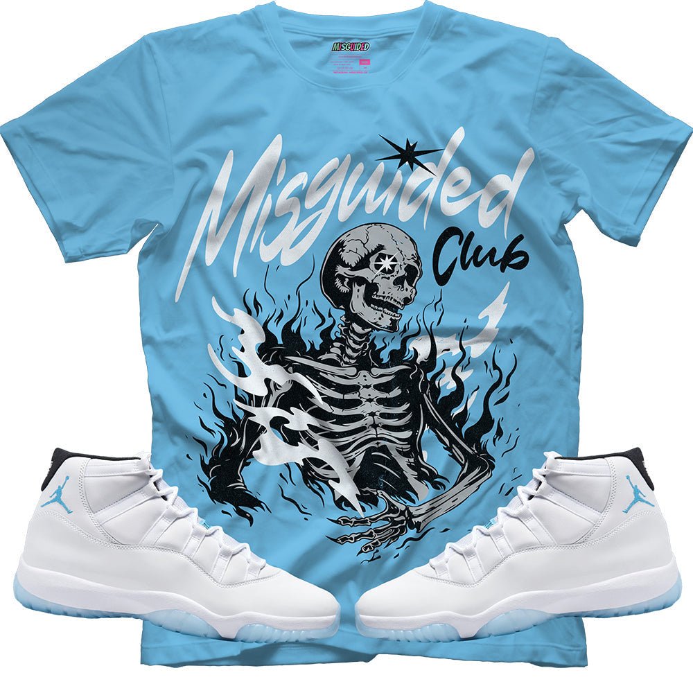 Misguided Club (Air Jordan 11 Legend Blue) T-Shirt - Lucid Soles