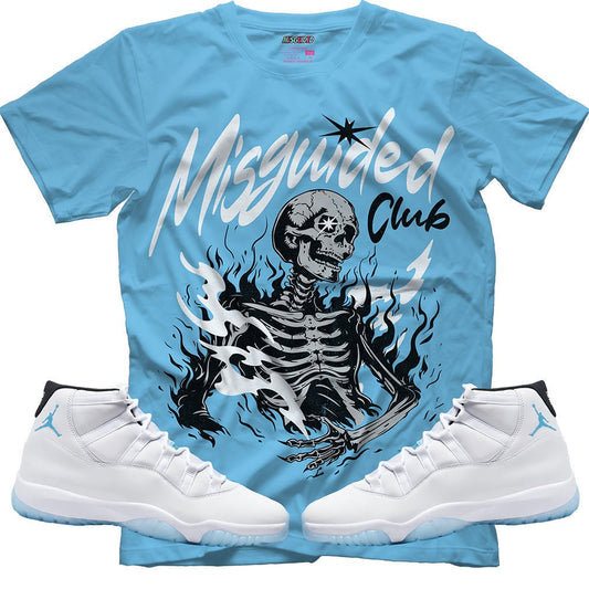 Misguided Club (Air Jordan 11 Legend Blue) T-Shirt - Lucid Soles