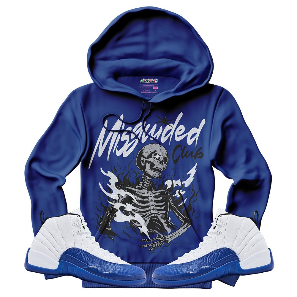 Misguided Club (Air Jordan 12 Blueberry) Hoodie - Lucid Soles